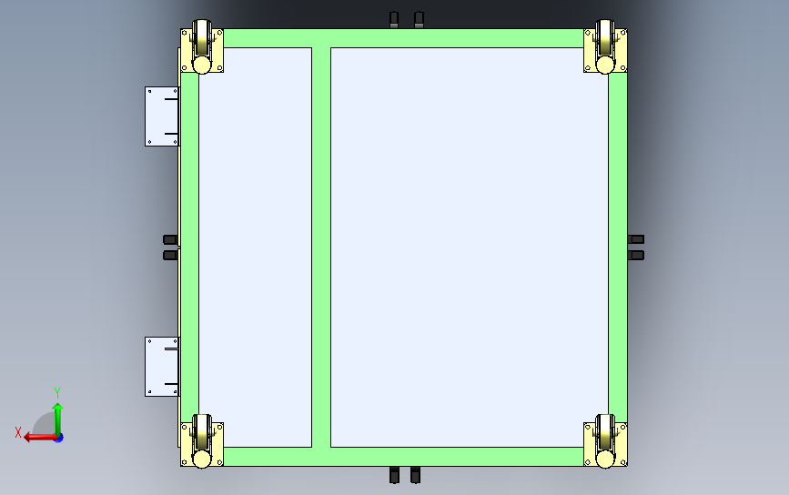工业汽车连接器端子伺服折弯机 3D模型SolidWorks三维设计图