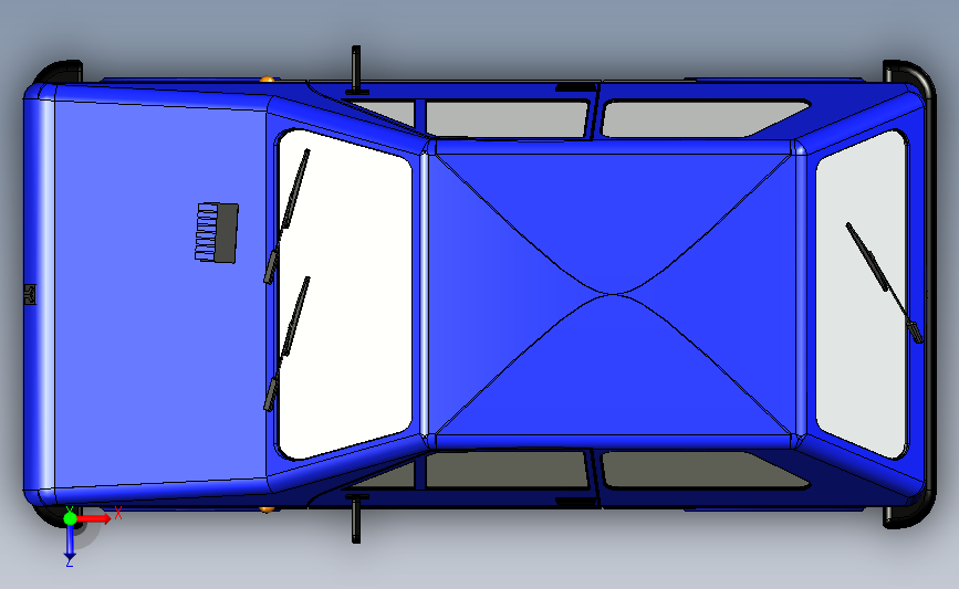 南斯拉夫汽车(Yugo老车) 3D模型SolidWorks三维设计图