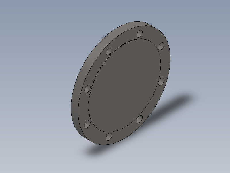 各种规格的法兰 3D模型SolidWorks三维设计图
