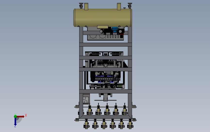 抛掷绕线机 3D模型SolidWorks三维设计图