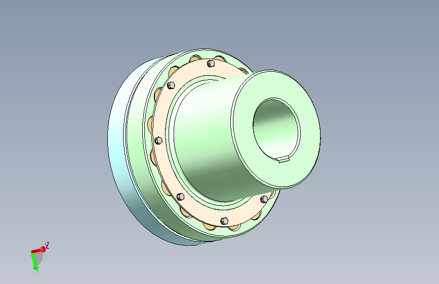 国标(HL=LX)弹性柱销联轴器(部分含制造图纸) 3D模型SolidWorks三维设计图