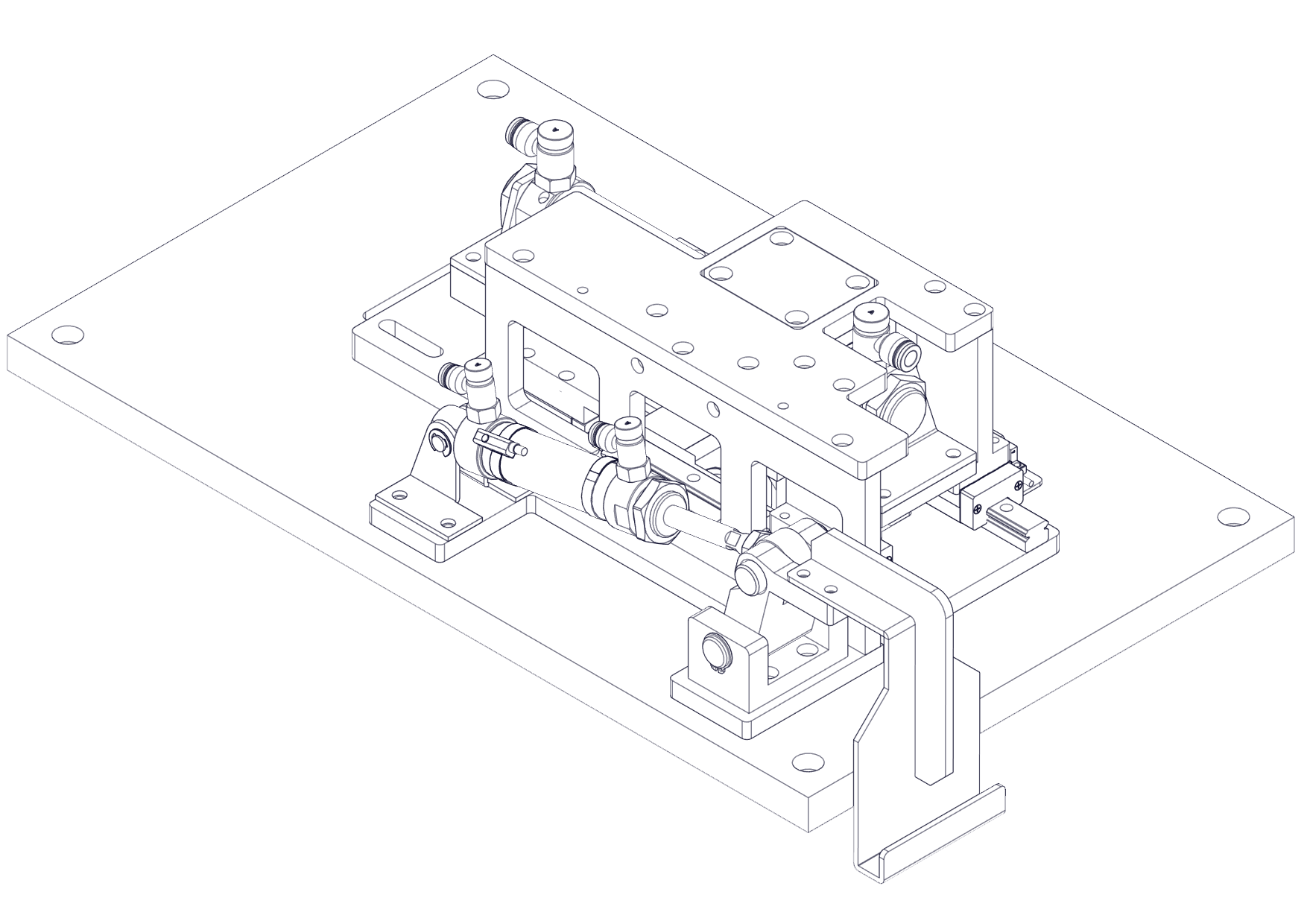 侧面纸箱折盒机构