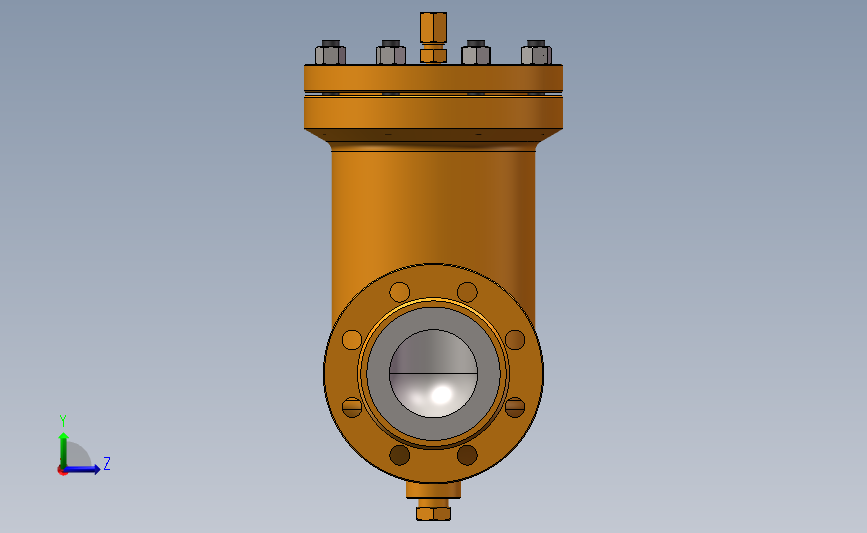 管道过滤器 3D模型SolidWorks三维设计图