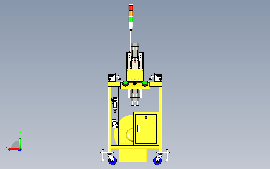 抛光机 3D模型SolidWorks三维设计图