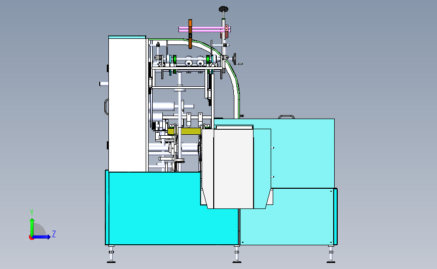 高速连续装盒机 3D模型SolidWorks三维设计图