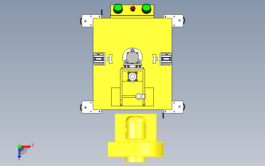 抛光机 3D模型SolidWorks三维设计图