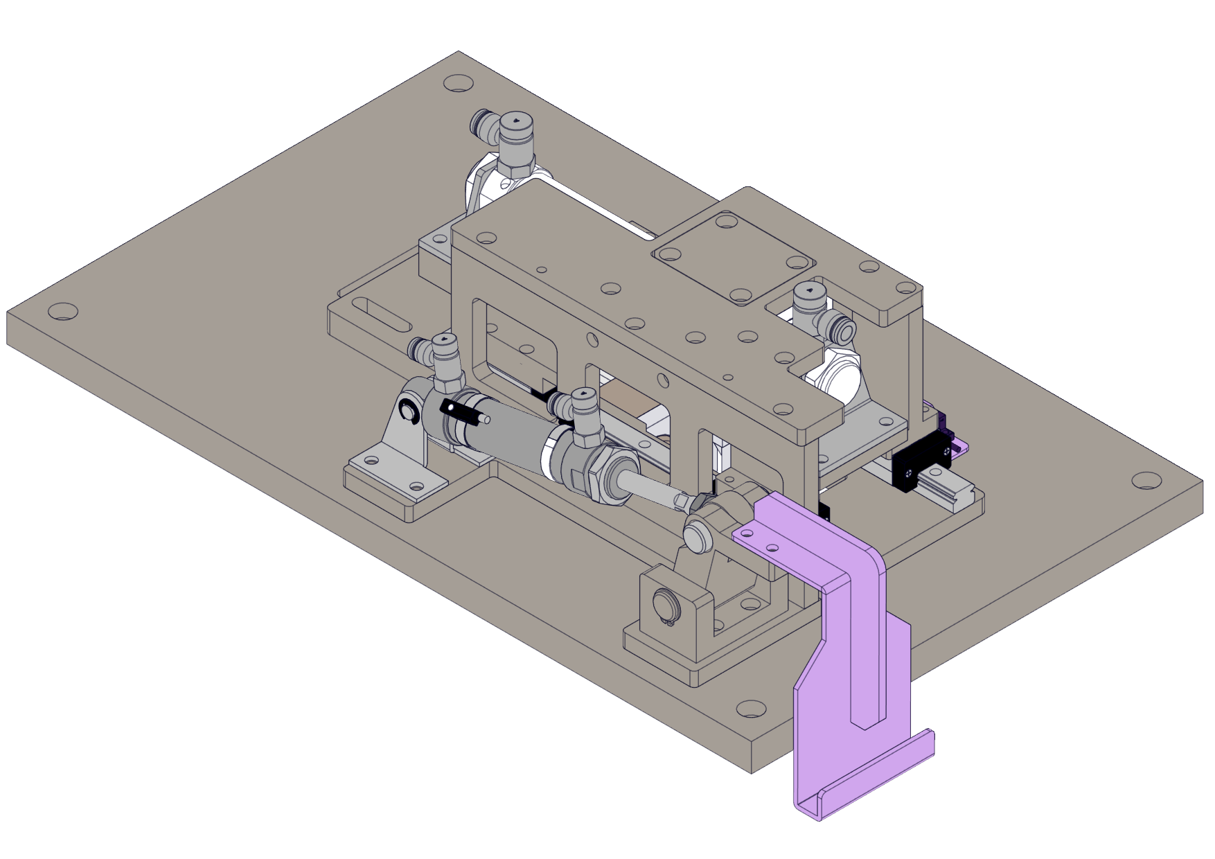 侧面纸箱折盒机构