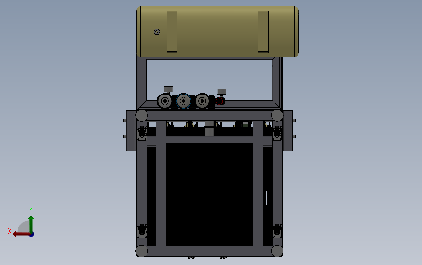 抛掷绕线机 3D模型SolidWorks三维设计图