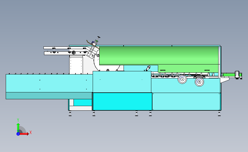 高速连续装盒机 3D模型SolidWorks三维设计图