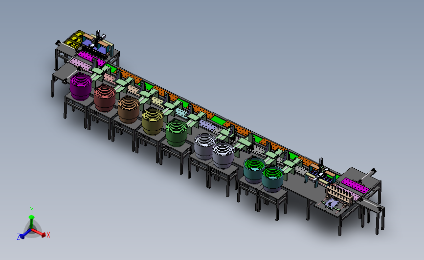 国际象棋磁铁点胶组装机 3D模型SolidWorks三维设计图