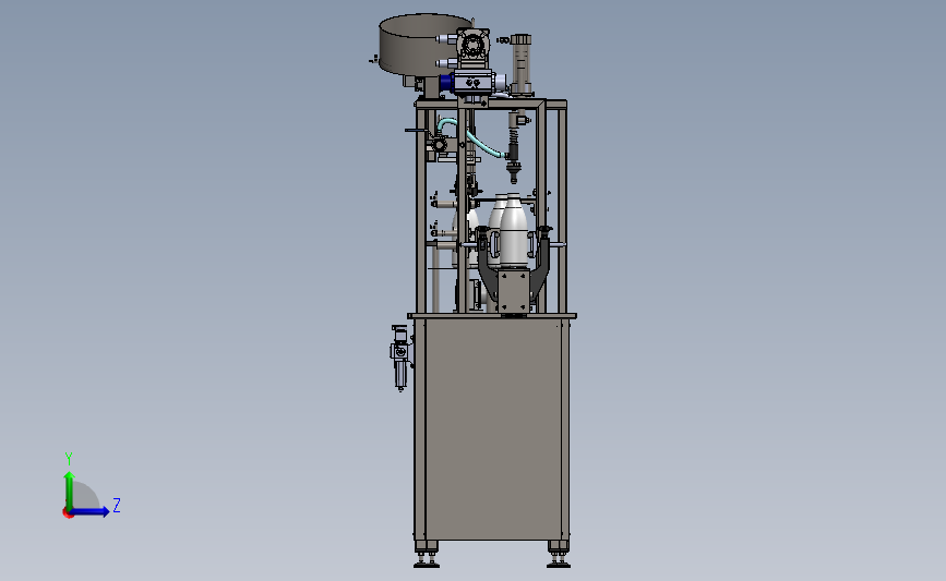 灌装封盖自动线 3D模型SolidWorks三维设计图