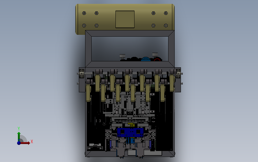 抛掷绕线机 3D模型SolidWorks三维设计图