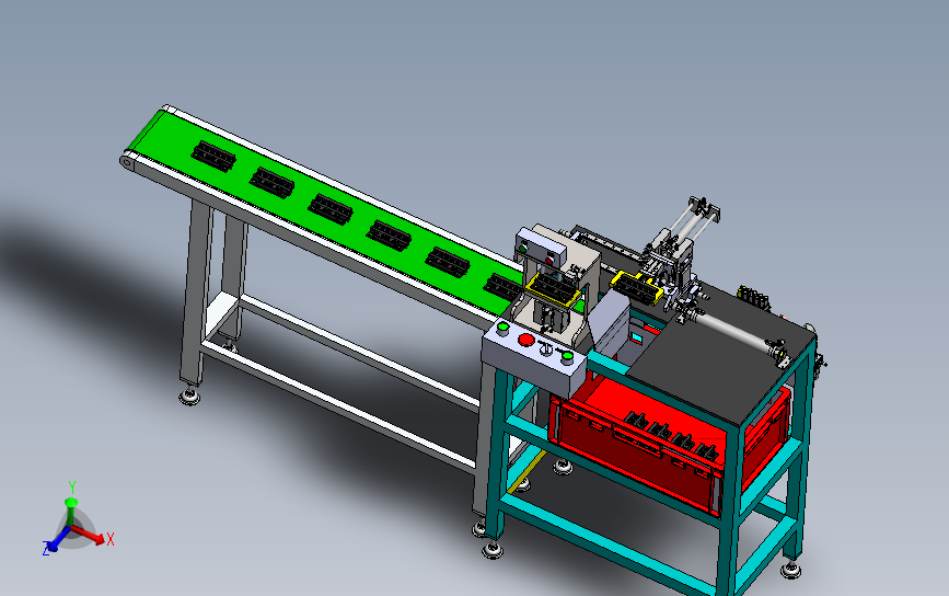 高精度泄漏检测仪 3D模型SolidWorks三维设计图