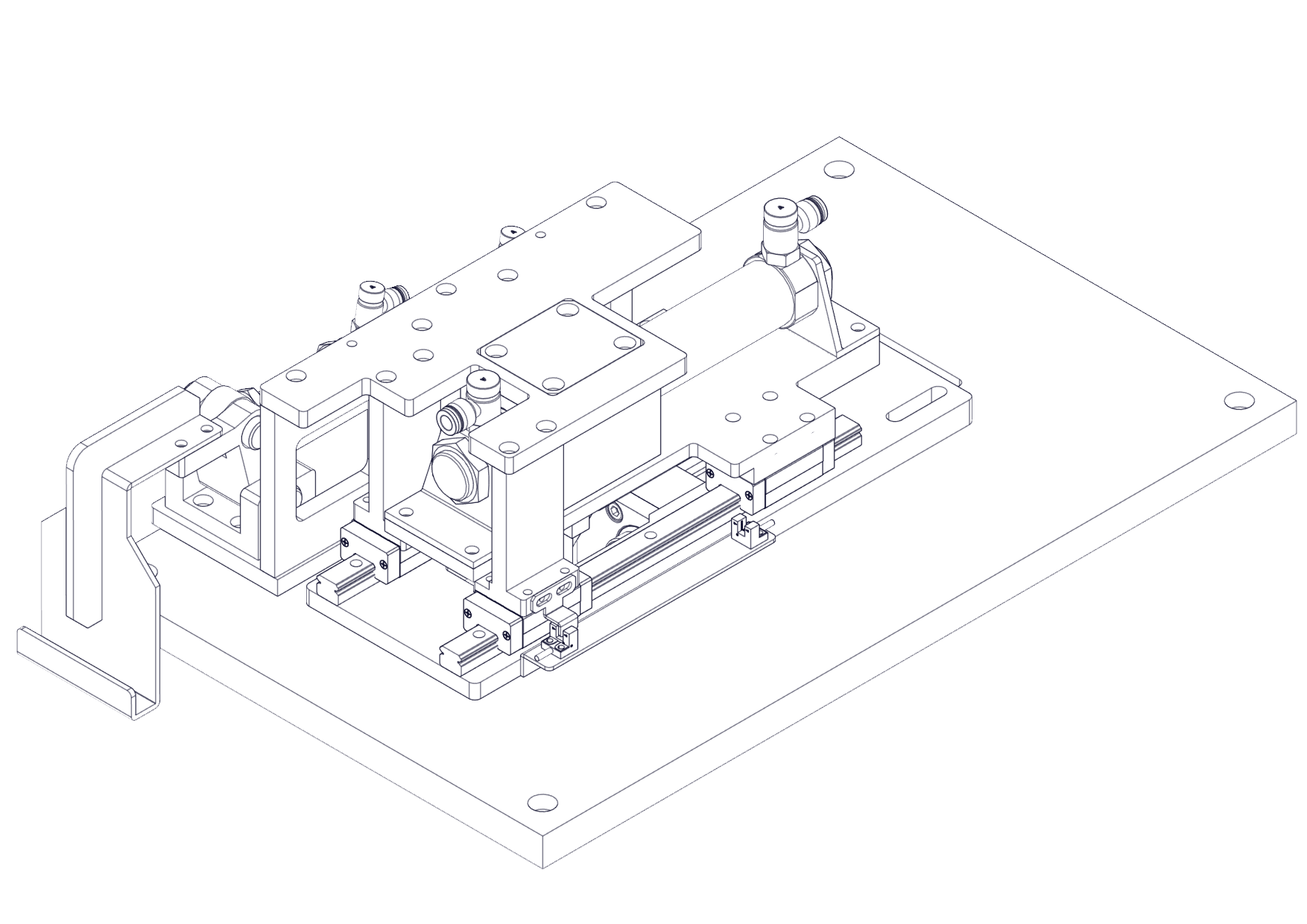 侧面纸箱折盒机构
