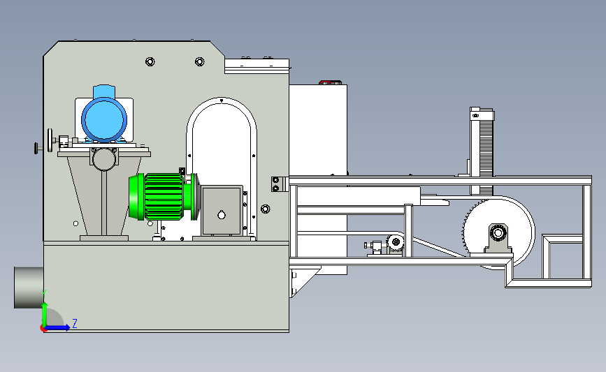 木板条切割机 3D模型SolidWorks三维设计图