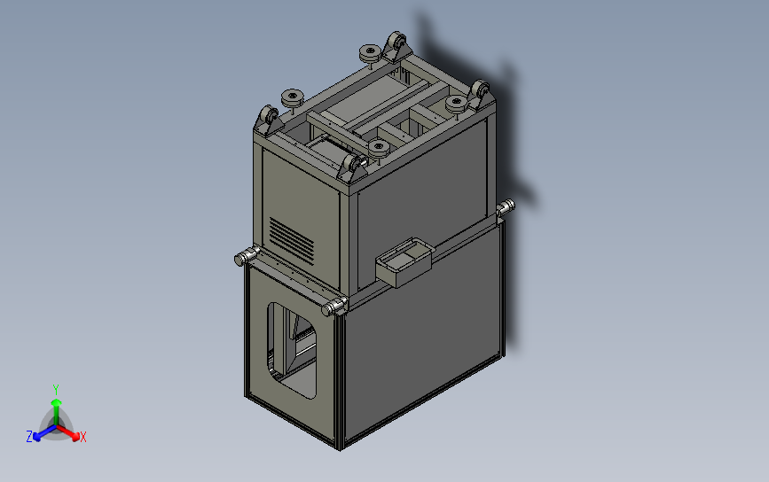 高速变速箱精加工机(3000转、高转速) 3D模型SolidWorks三维设计图