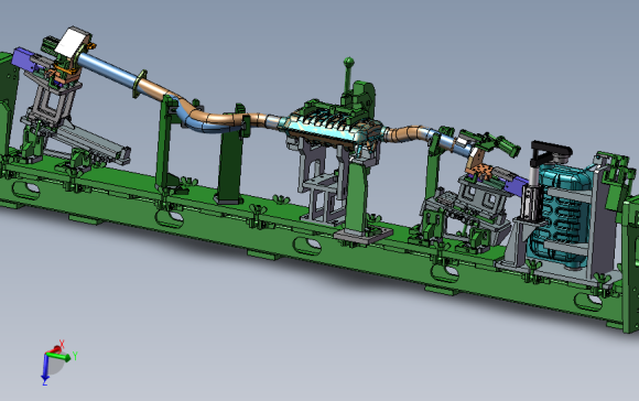 管道焊接工装 3D模型SolidWorks三维设计图