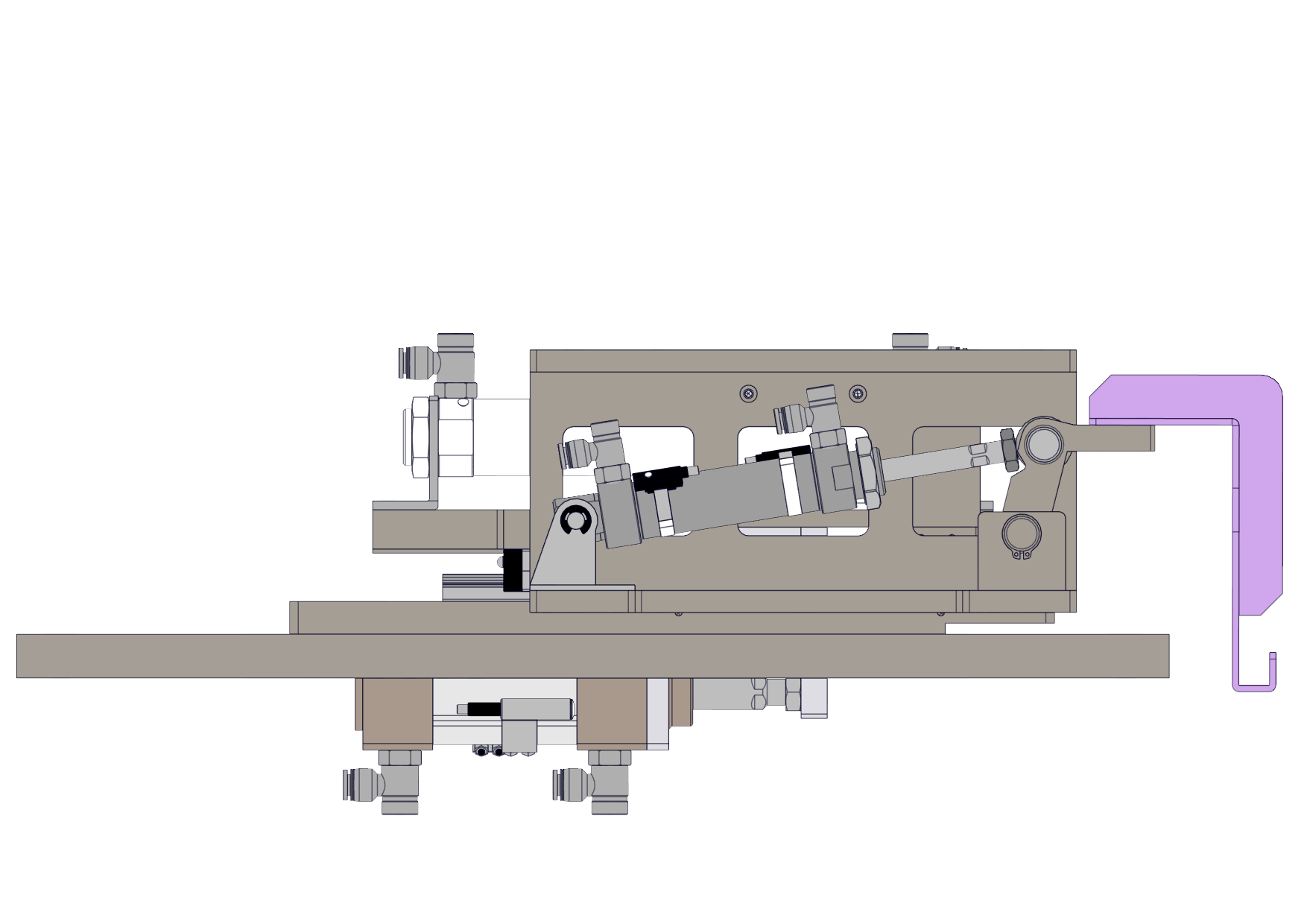侧面纸箱折盒机构