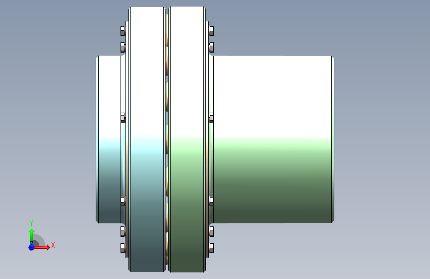 国标(HL=LX)弹性柱销联轴器(部分含制造图纸) 3D模型SolidWorks三维设计图