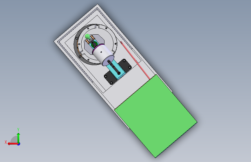 光纤端面研磨机 3D模型SolidWorks三维设计图