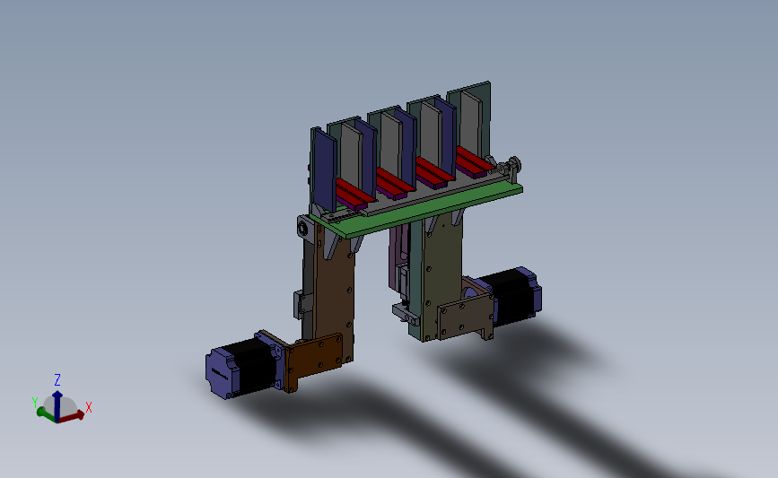 各种款式上料机构、顶升送料机构3D模型SolidWorks三维设计图