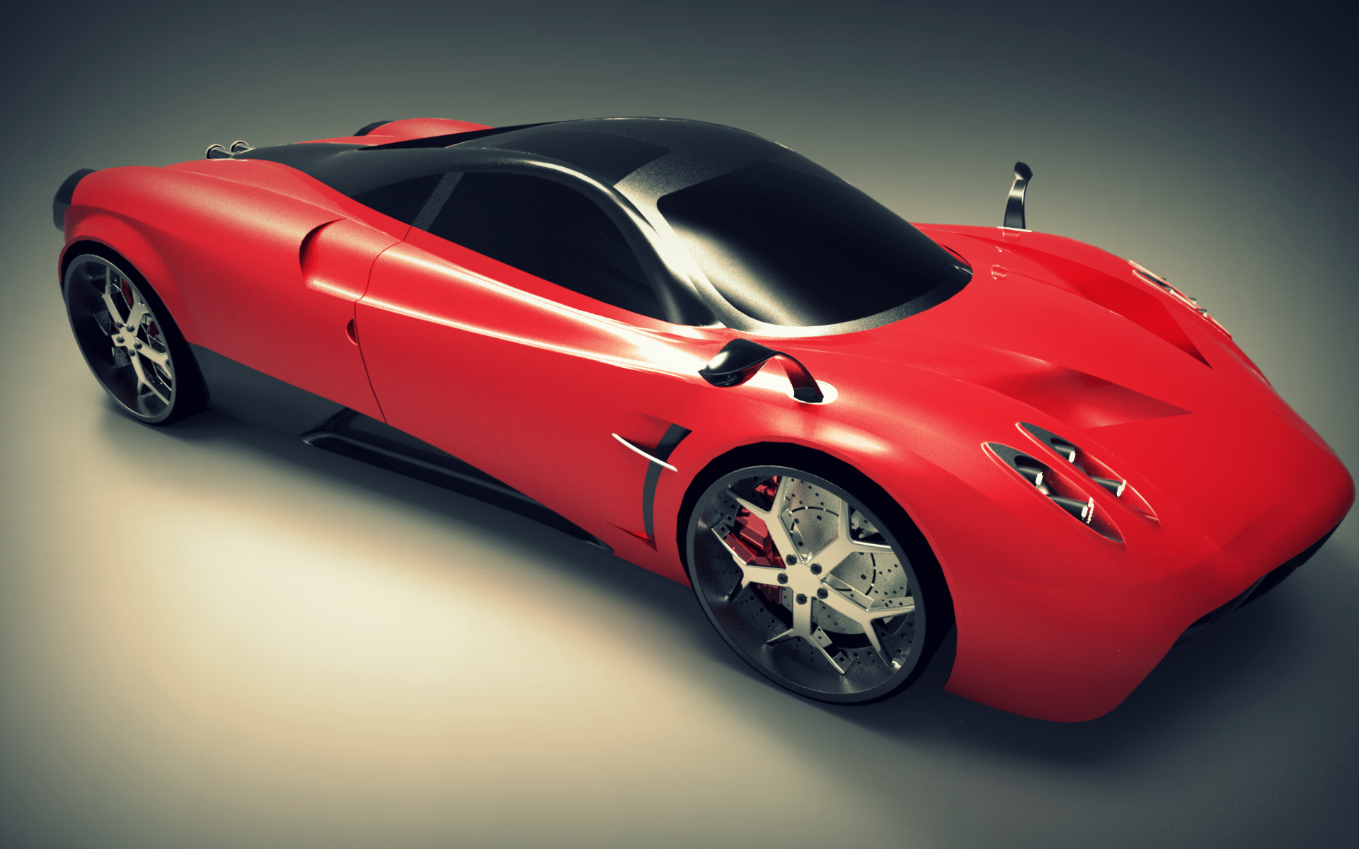 帕加尼Huayra超跑 3D模型SolidWorks三维设计图