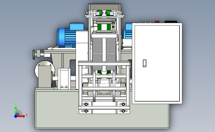 木板条切割机 3D模型SolidWorks三维设计图