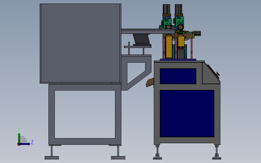 高速玩具蛋壳打孔机 3D模型SolidWorks三维设计图