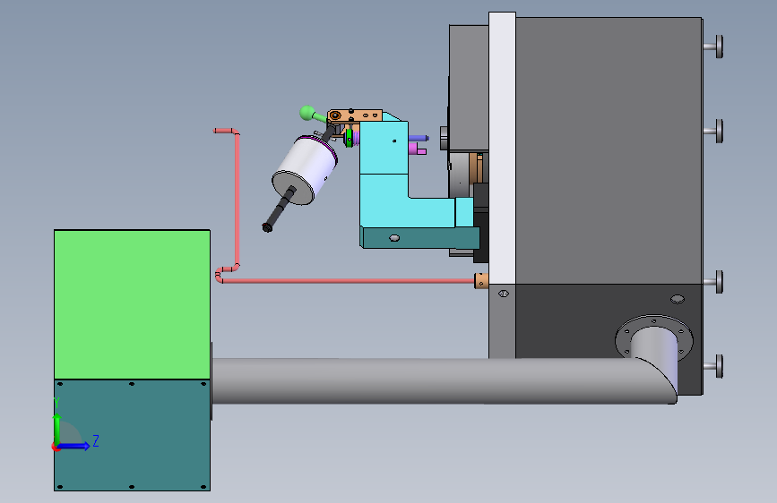 光纤端面研磨机 3D模型SolidWorks三维设计图
