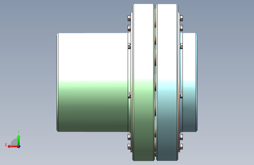 国标(HL=LX)弹性柱销联轴器(部分含制造图纸) 3D模型SolidWorks三维设计图