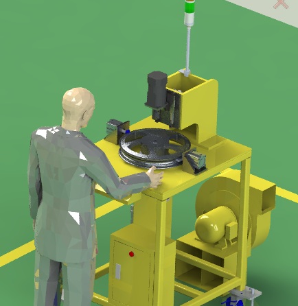 抛光机 3D模型SolidWorks三维设计图
