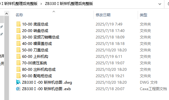 ZB330Ⅰ斩拌机完整版