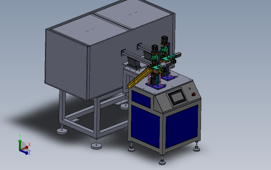 高速玩具蛋壳打孔机 3D模型SolidWorks三维设计图