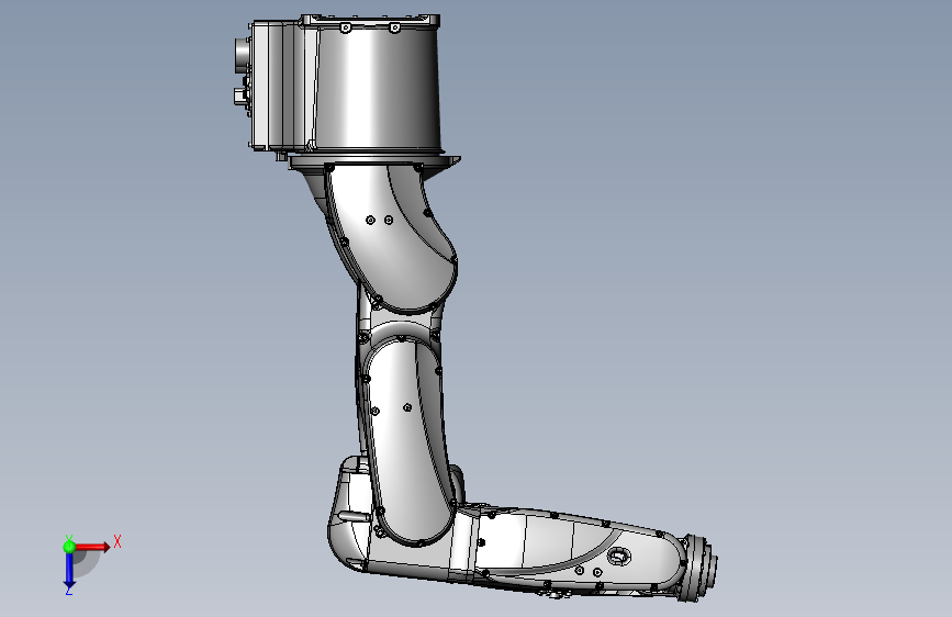 那智不二越MZ07六轴机器人 3D模型SolidWorks三维设计图
