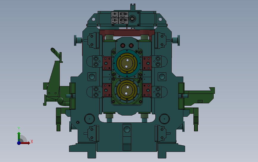 磨粉机 3D模型SolidWorks三维设计图