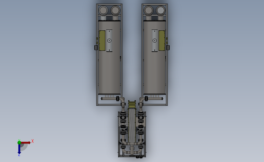 红外线加热器测量流量站(SW设计) 3D模型SolidWorks三维设计图