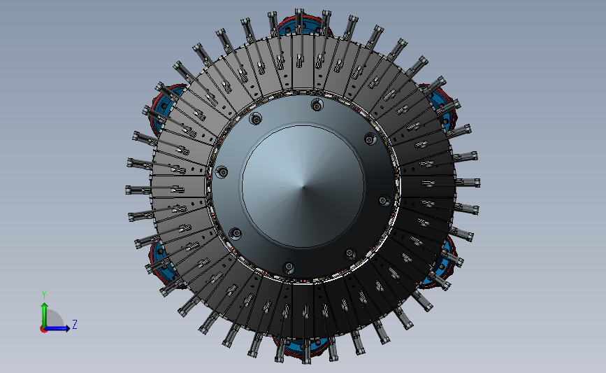 航空发动机(飞机涡轮发动机) 3D模型SolidWorks三维设计图