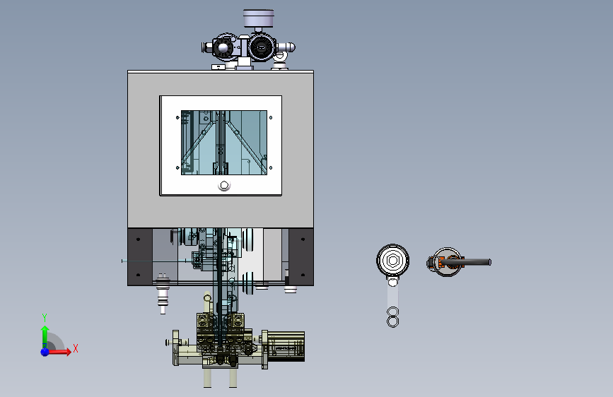 勾盘式螺丝供料机、螺丝机供料机 3D模型SolidWorks三维设计图