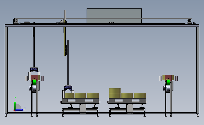 横移码垛机构 3D模型SolidWorks三维设计图