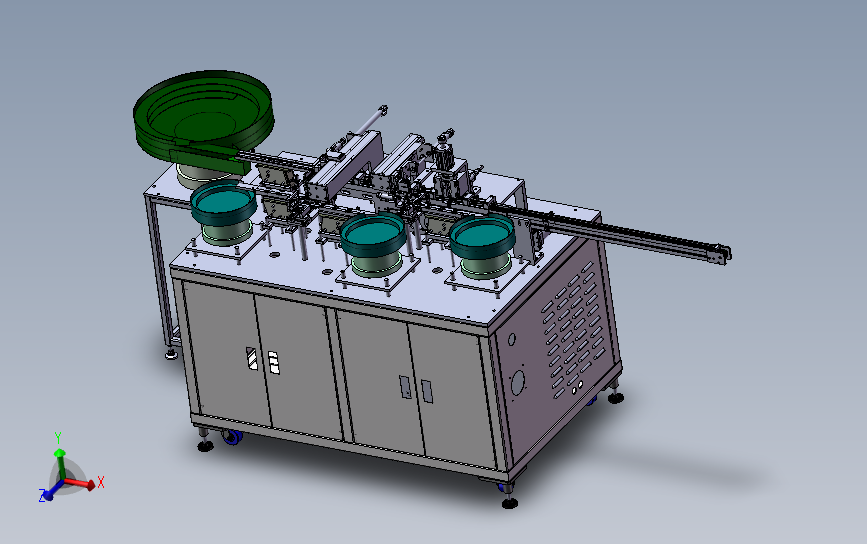继电器全自动组装机 3D模型SolidWorks三维设计图