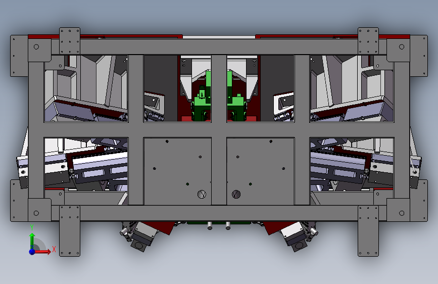 座椅冲切机非标设备 3D模型SolidWorks三维设计图纸