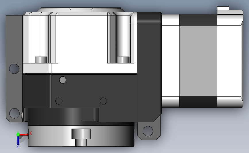 机床旋转中心接头 3D模型SolidWorks三维设计图