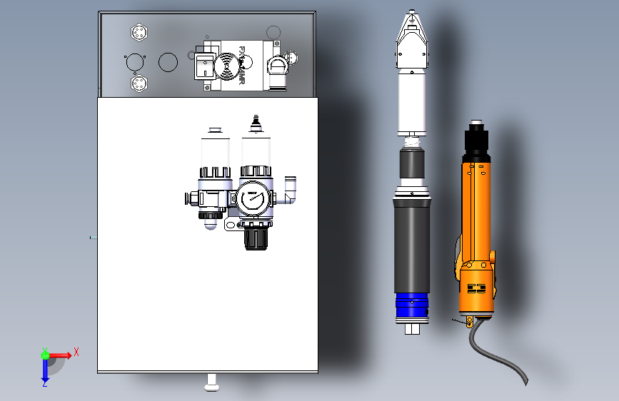勾盘式螺丝供料机、螺丝机供料机 3D模型SolidWorks三维设计图