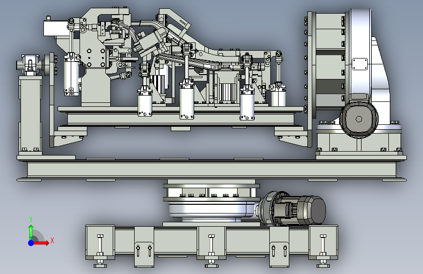 焊接变位机 3D模型SolidWorks三维设计图ProE Creo.Parametric UG(NX)设计