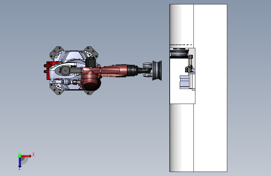 夹持搬运机器人 3D模型SolidWorks三维设计图