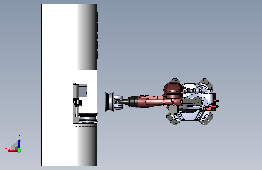 夹持搬运机器人 3D模型SolidWorks三维设计图