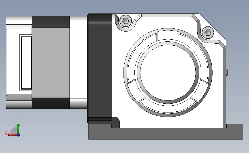 机床旋转中心接头 3D模型SolidWorks三维设计图