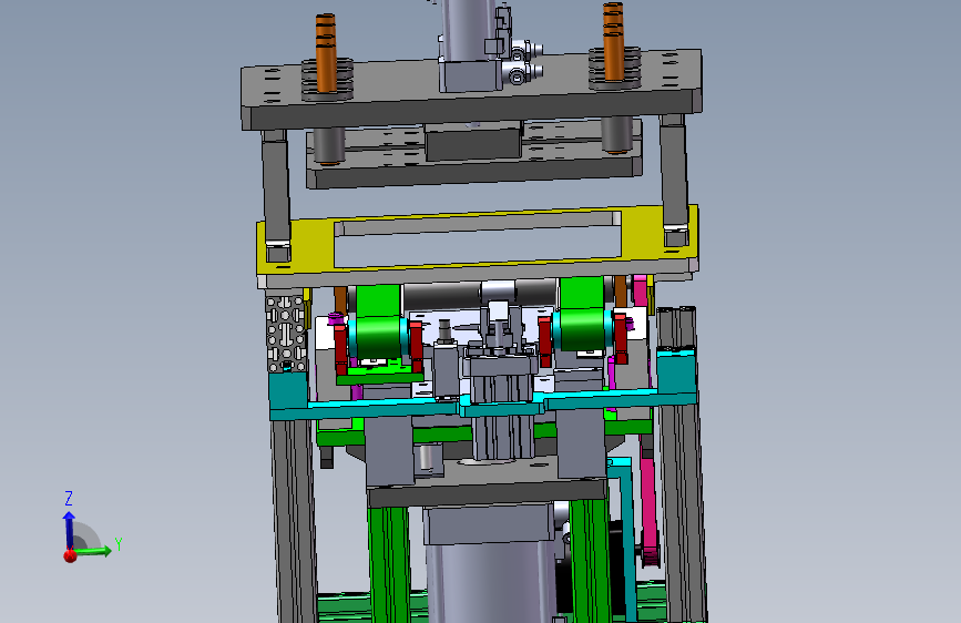 华为平板电脑点AB胶自动生产线（热容点胶机） 3D模型SolidWorks三维设计图