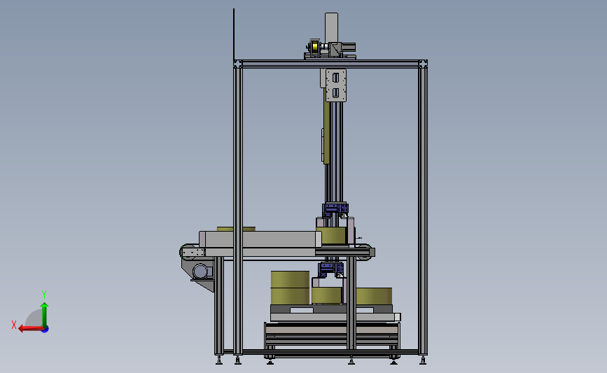 横移码垛机构 3D模型SolidWorks三维设计图