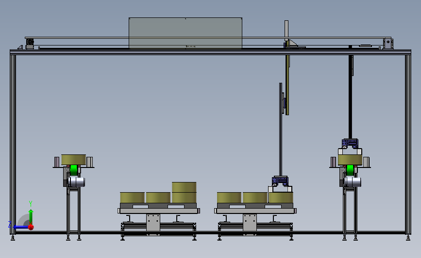 横移码垛机构 3D模型SolidWorks三维设计图
